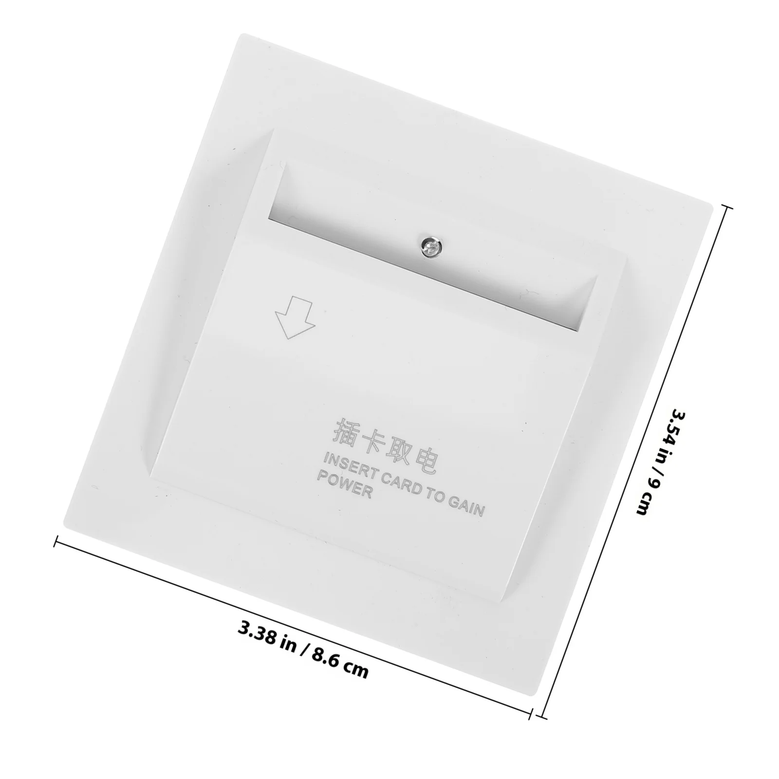 40A Switch Power Control Panel with Pc Material for Room and Safe Delay Supply House Wall Reader