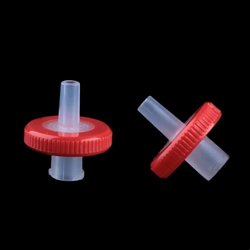 Шприцевой фильтр Гидрофобный PTFE Luer Lock 13 мм/25 мм Микропористая игольная фильтрация Сделано из политетрафторэтилена 100 шт.