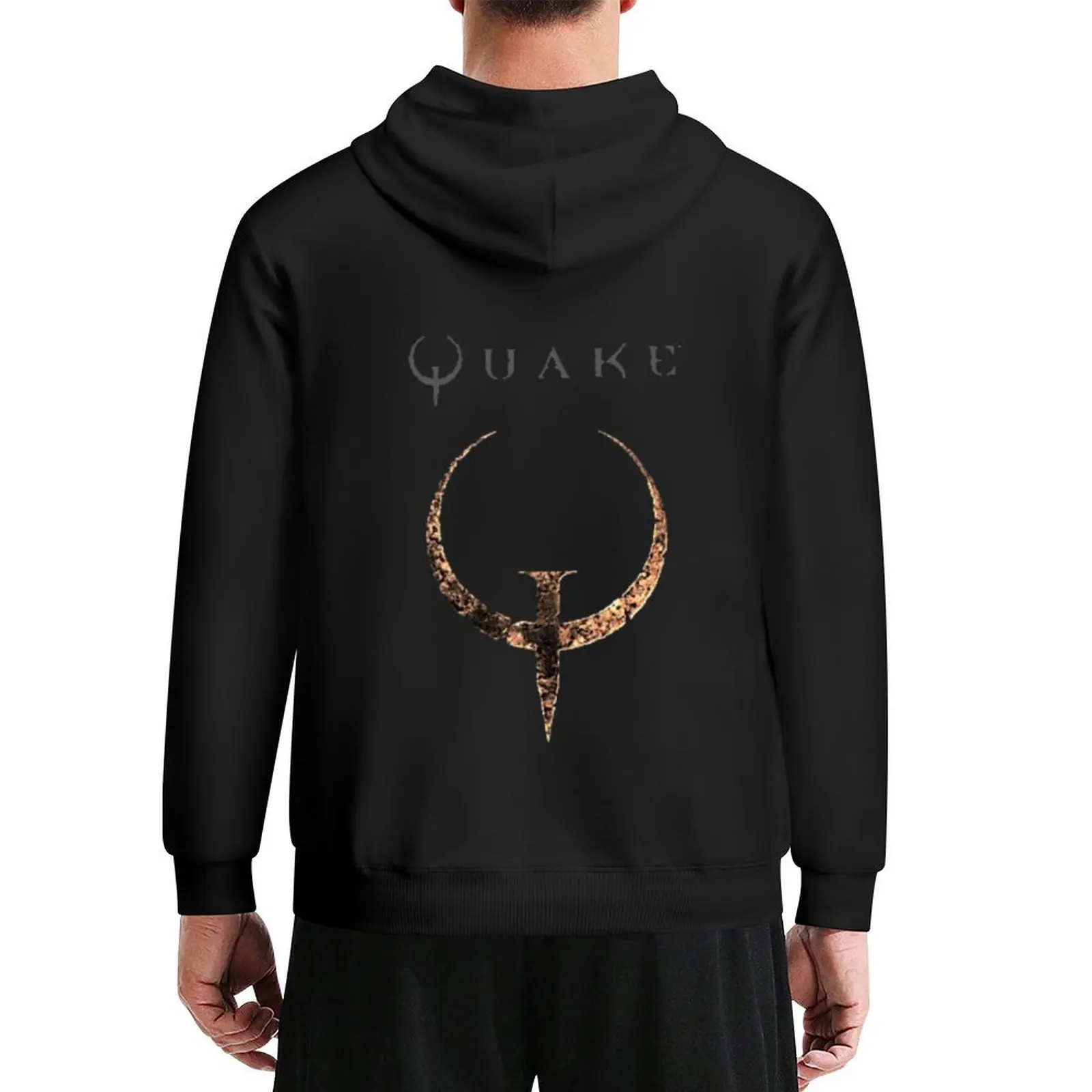 

summer t-shirts and bags and more quake Hoodie korean style clothes men's sweat-shirt anime clothing japanese style man hoodie