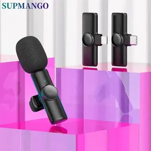 K11 Professional Wireless Lavalier Microphone, iPhone Microphone, iPad, Laptop, Android, Live Games, Video Recording, Interview, Business Mic 12 Main Sales Wireless Bluetooth Microphone - №10