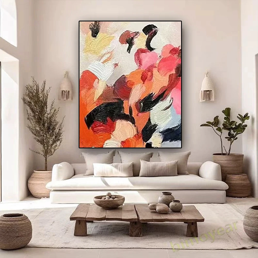 Famous Van Gogh Oil Paintings Hand-painted White Cloud Wheat Field Sunflower Thick Texture Home Decor Wall Canvas Painting Mural