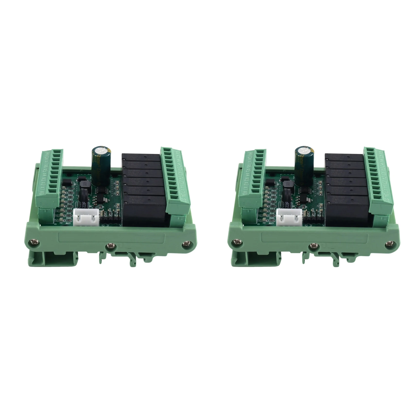2X PLC Industrial Control Board FX2N-14MR Programmable Logic Controller Board