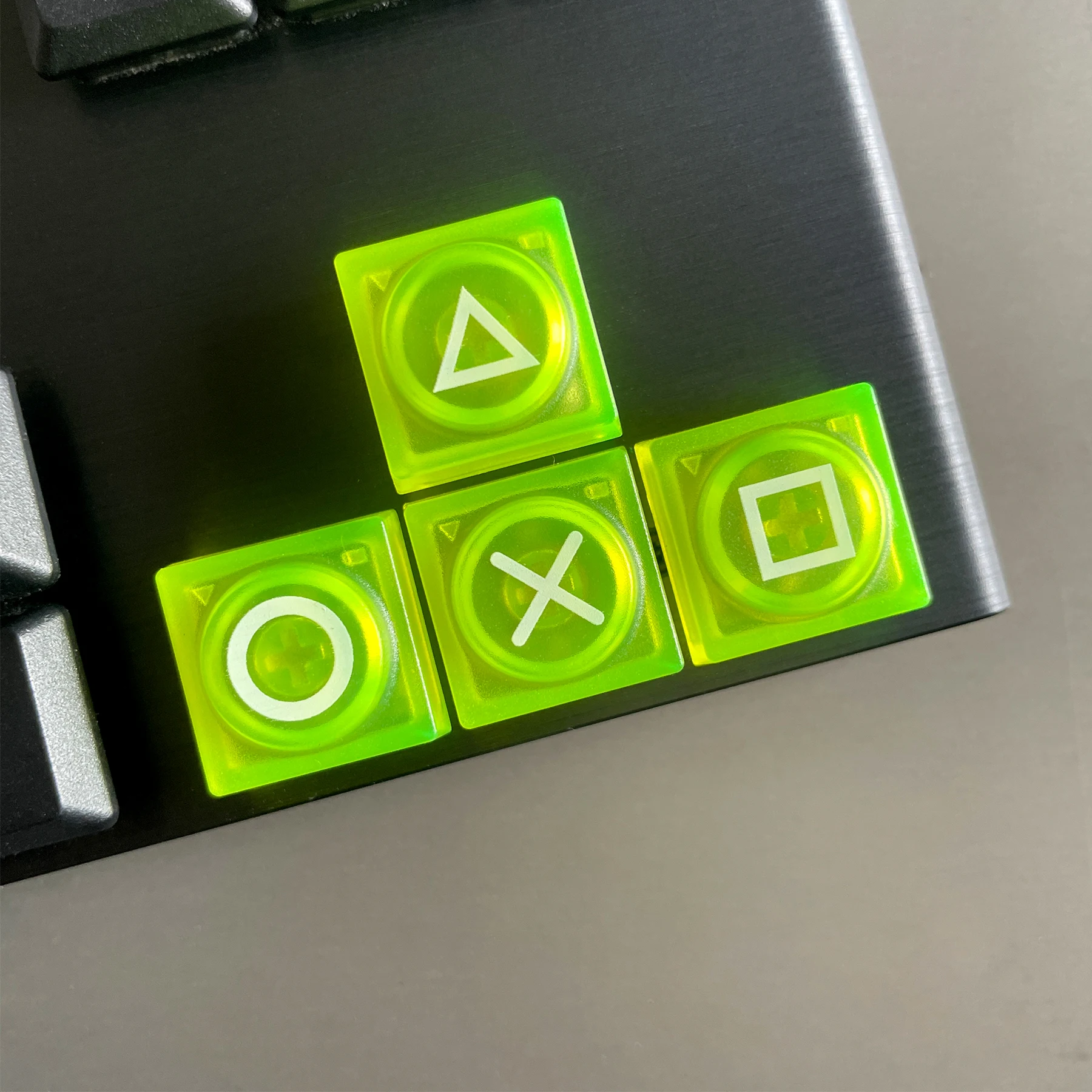 4 PCS Keycaps WASD Arrow Key PSP Controller Pattern Cherry MX Low-Profile for MX Switches Mechanical Gaming Keyboard Replacement