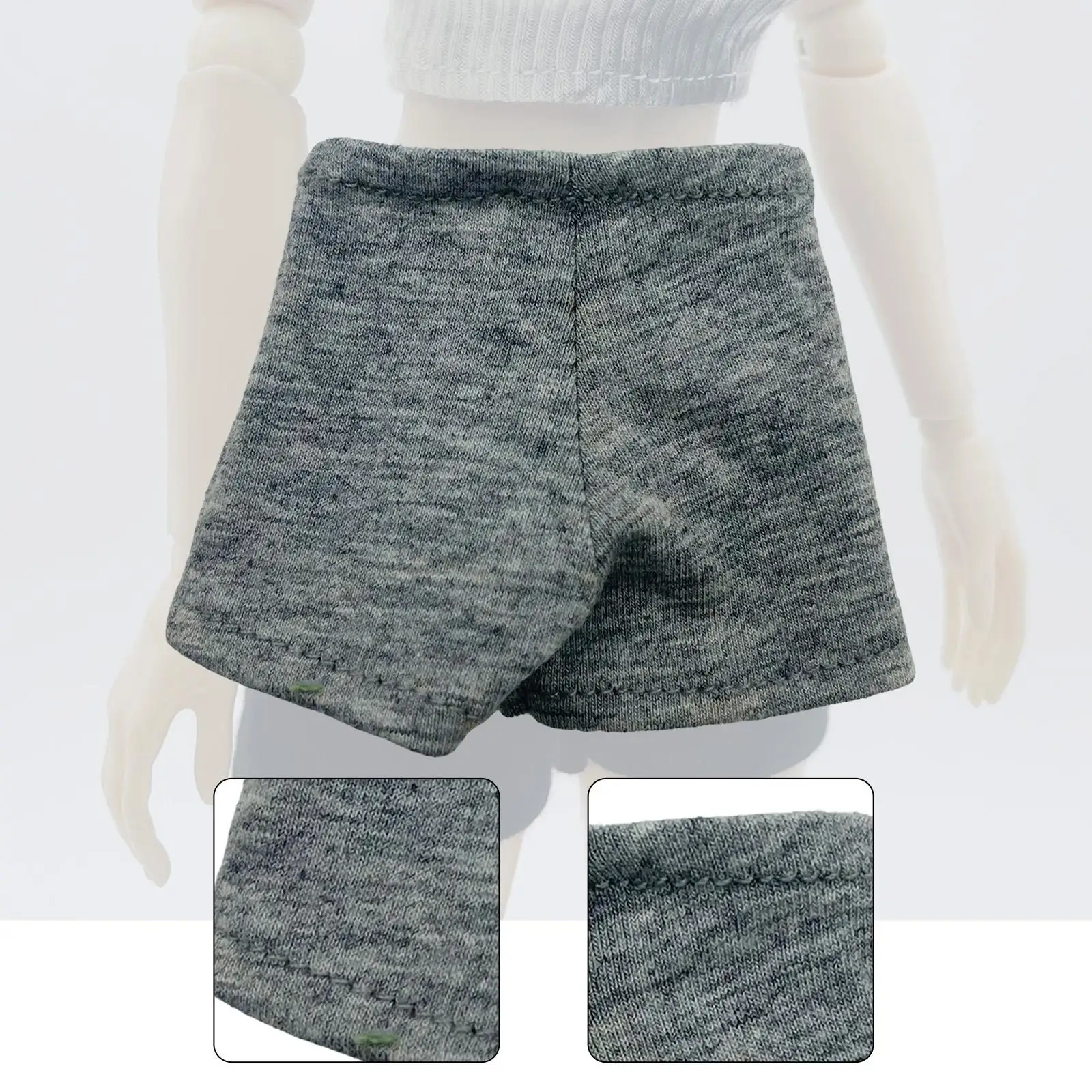 Mini pantalons courts miniatures pour figurine de poupées féminines de 12 pouces, échelle 1:6