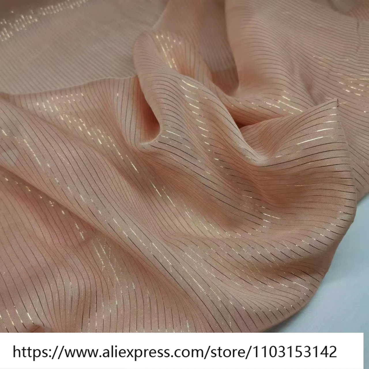 

Summer Light and Thin Transparent Thread Silk Wide Qiaoqi Fabric 7momme Ancient Style Han Chinese Clothing