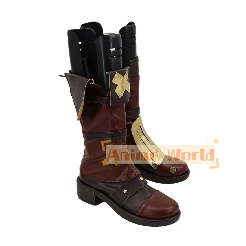 Game Isha Cosplay Shoes Halloween Carnival Boots Custom Made