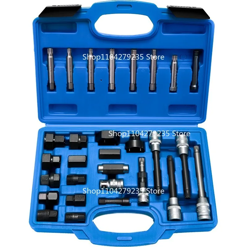 

Подходит для набора из 30 инструментов для разборки шкива автомобильного двигателя.