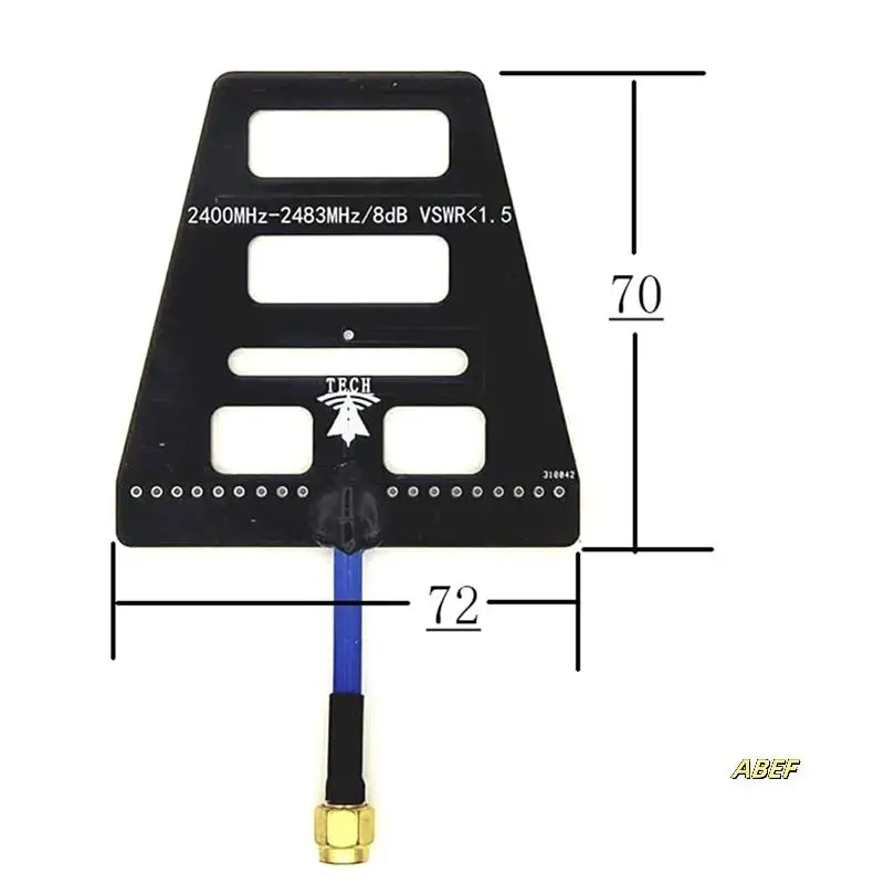 Направленная антенна Yagi 2,4G для улучшенной передачи данных для FRSKY X9D PLUS SE, кленовый лист, ELRS, WIFI антенна