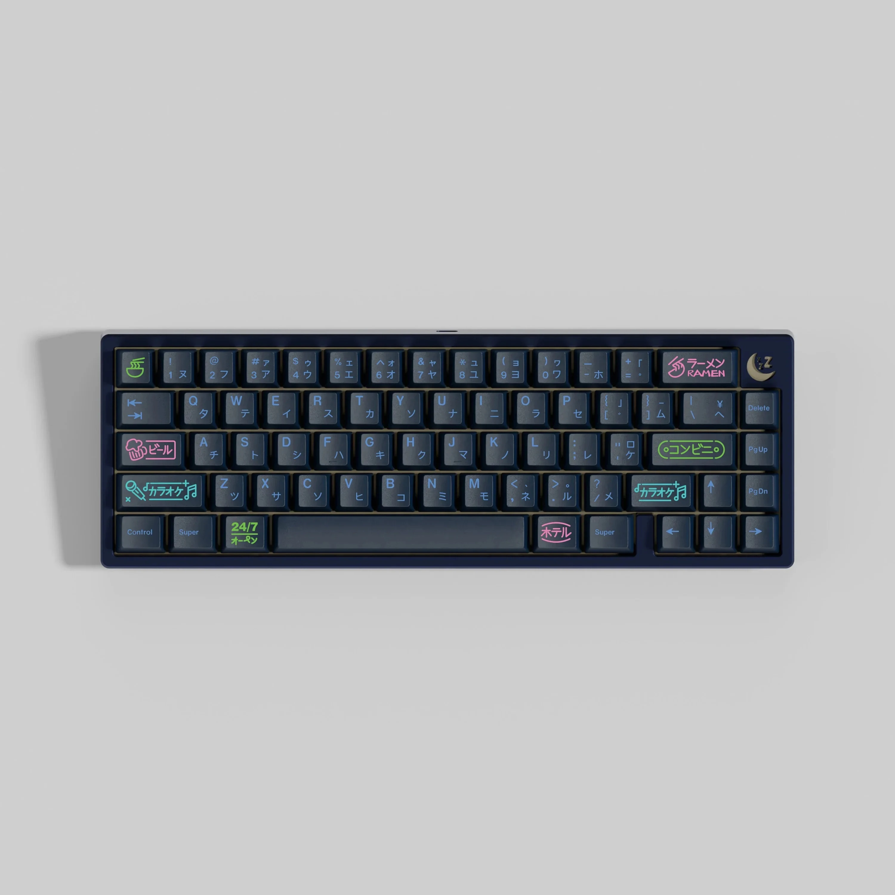 

GMK 150 keys NightLife PBT keycaps cherry profile Dye Sublimation For MX Switch Mechanical Keyboard double B Split spacebar