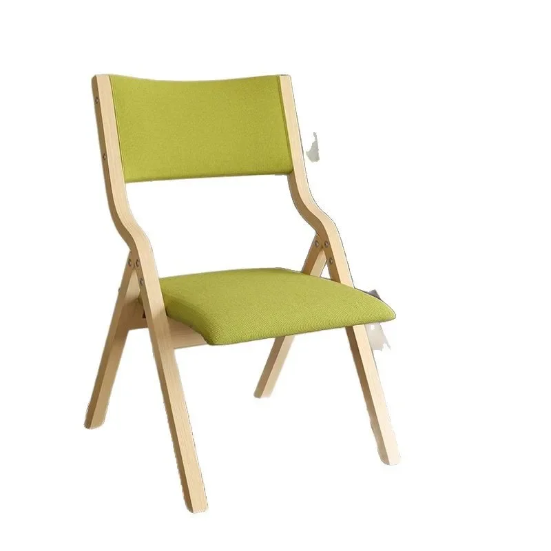 

Simple folding household back leisure solid wood tea portable office computer does not take up space din