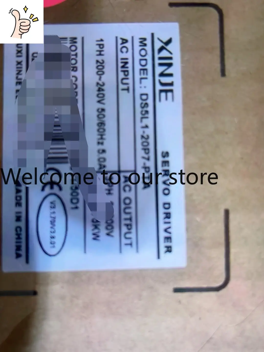 Xinjie Servo DS5L1-20P7-PTA, Brand New Original Genuine, Ten Compensations For One Fake