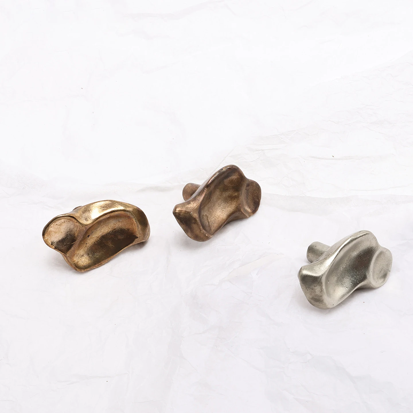 Stone shaped bronze cabinet handle — product image 13