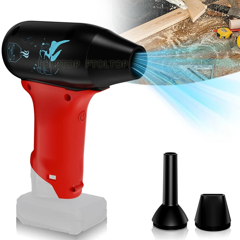 

Portable Mini Jet Fan For Milwaukee 12V Li-ion Battery 4-Speed Wireless High Speed Handheld Fan For Car,Keyboard Cleaning,Hair