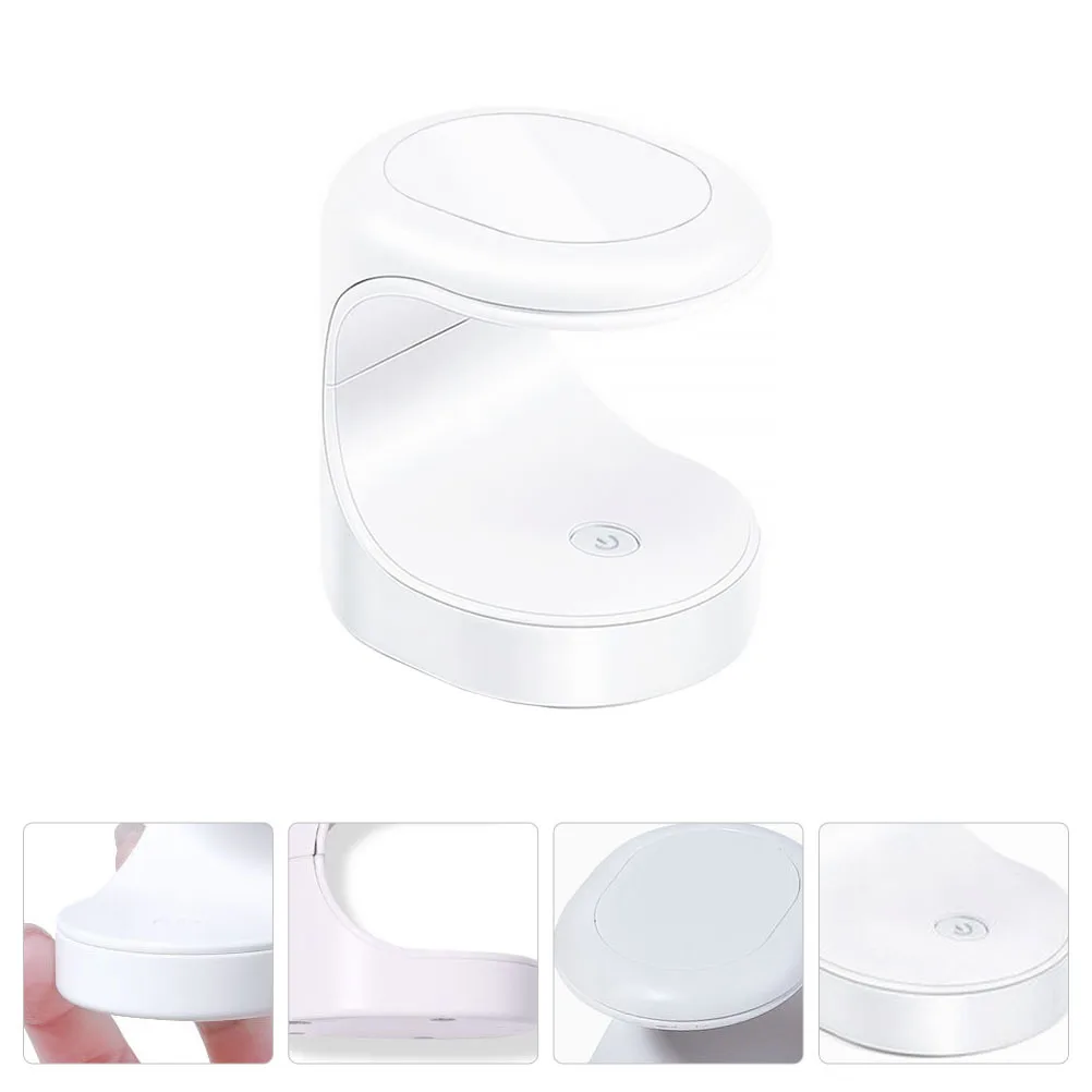 مصباح أظافر سريع الجفاف، مصباح LED صغير للأشعة فوق البنفسجية لأظافر الجل، أداة مانيكير محمولة مع مصباح فني للأظافر توزيع الحرارة