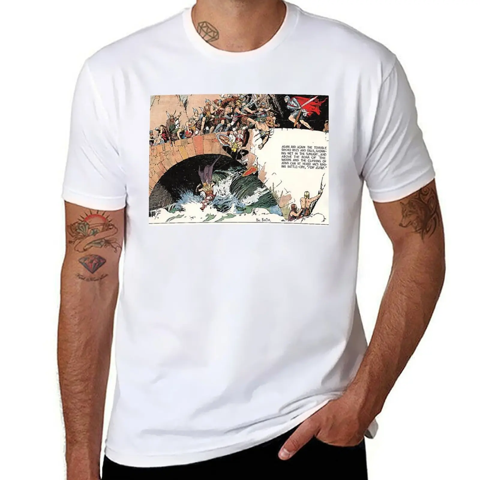 Camiseta Prince Valiant de Harold Foster, camiseta con estampado personalizado, camiseta personalizada