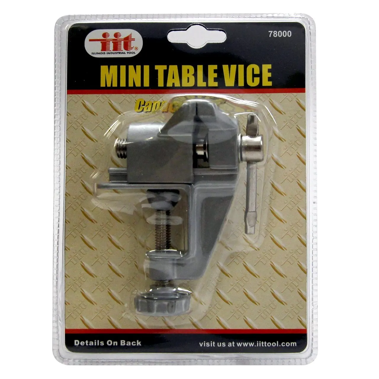 SODIAL(R) Mini Clamp On Table Bench Hobby Craft Vice Tool