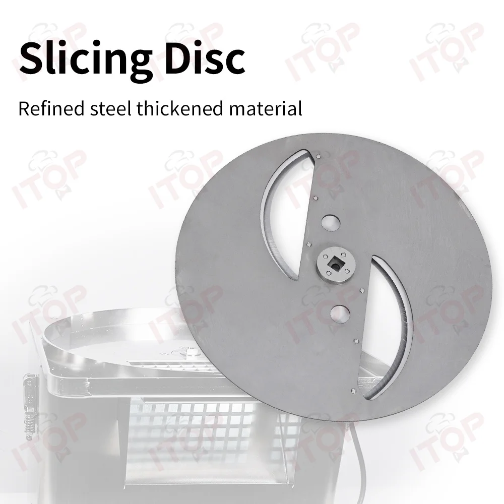 شفرة آلة قطع الخضار * 6، 4 وظائف تقطيع، تقطيع، قطع شريط الموجة، قطع الشريط، مدخل طعام كبير وصغير