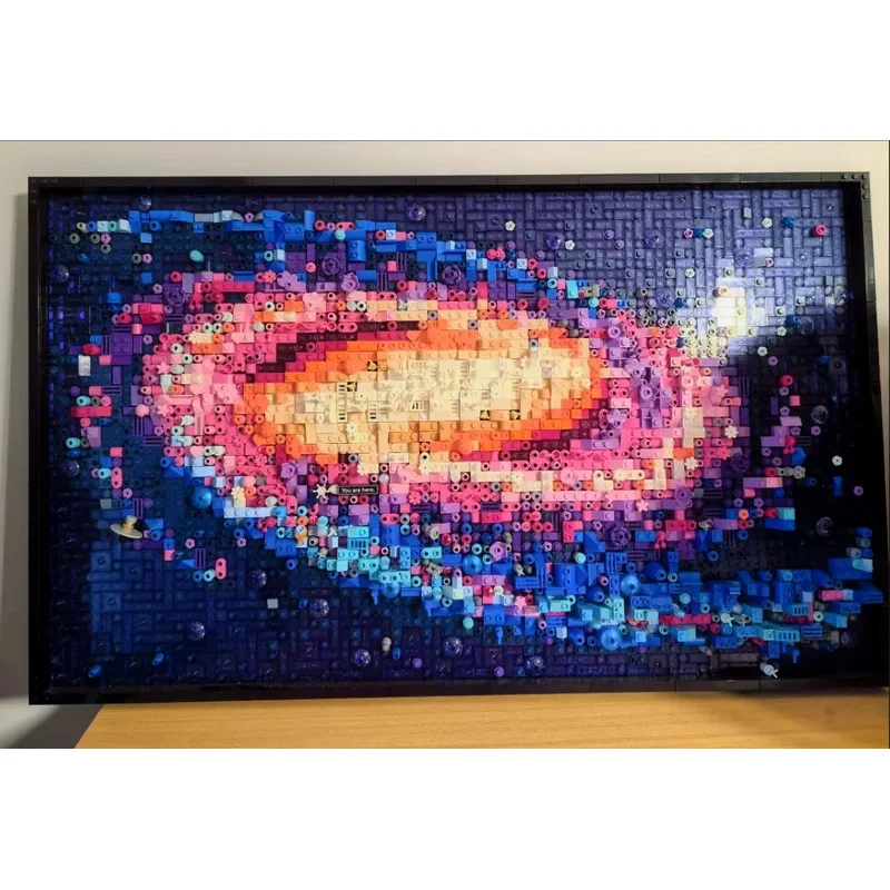 بكسل الفن اللبنات 31212 كتل التجميع غالاكسي كتل لغز لعبة الزخرفية الكبار هدية ديكور المنزل هدية عيد ميلاد #3