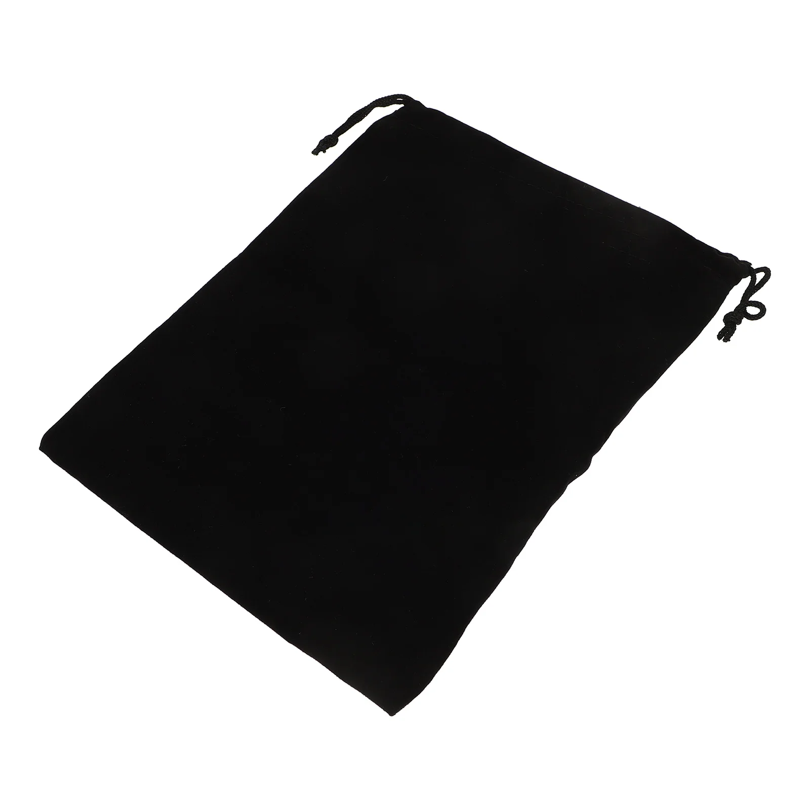 

Thumb Piano Storage Bag 18x23cm Velvet Drawstring Pouch Black Travel Lightweight Portable Music Instrument Case Multifunctional