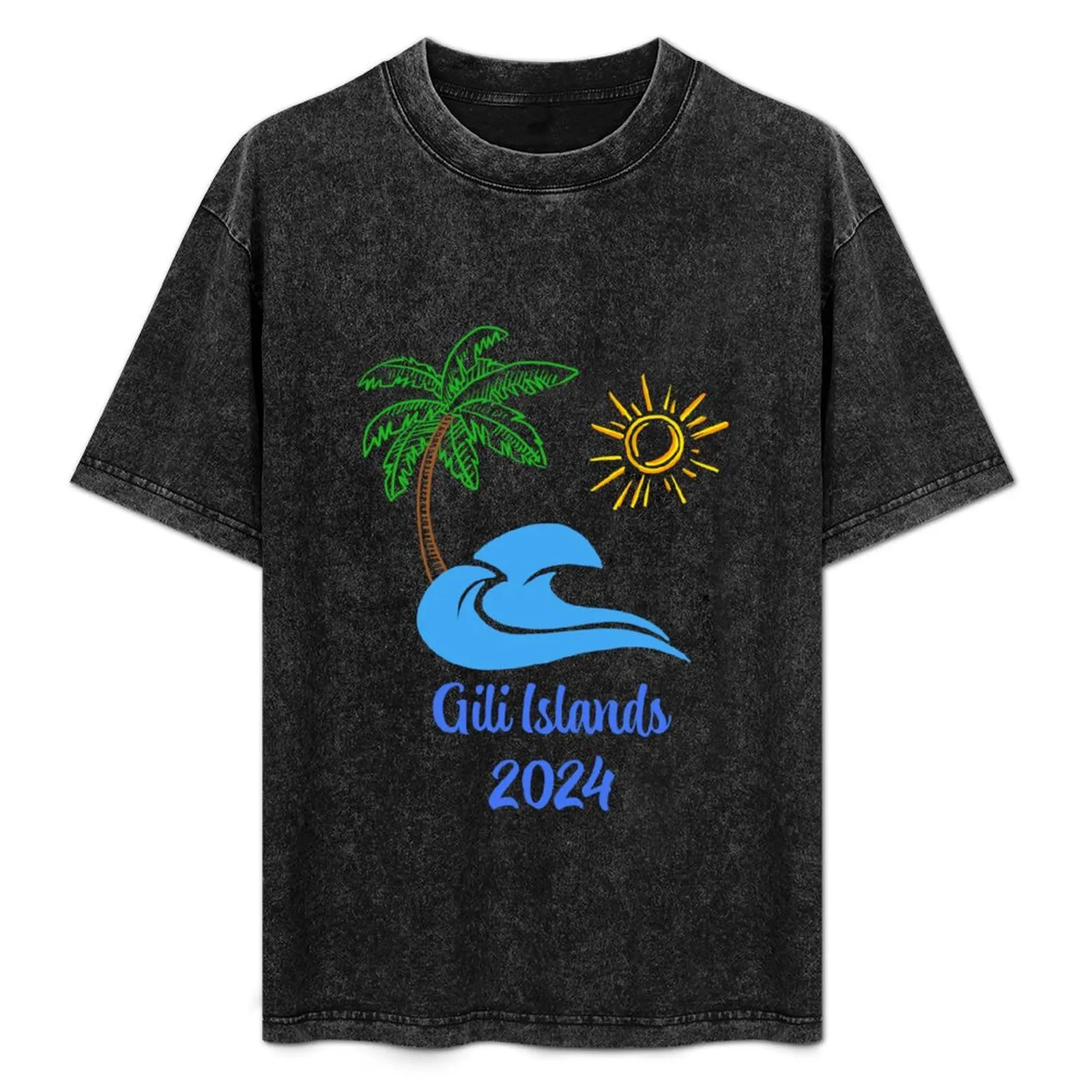 Gili Islands 2024 T-Shirt baggy shirts sports fans shirts men