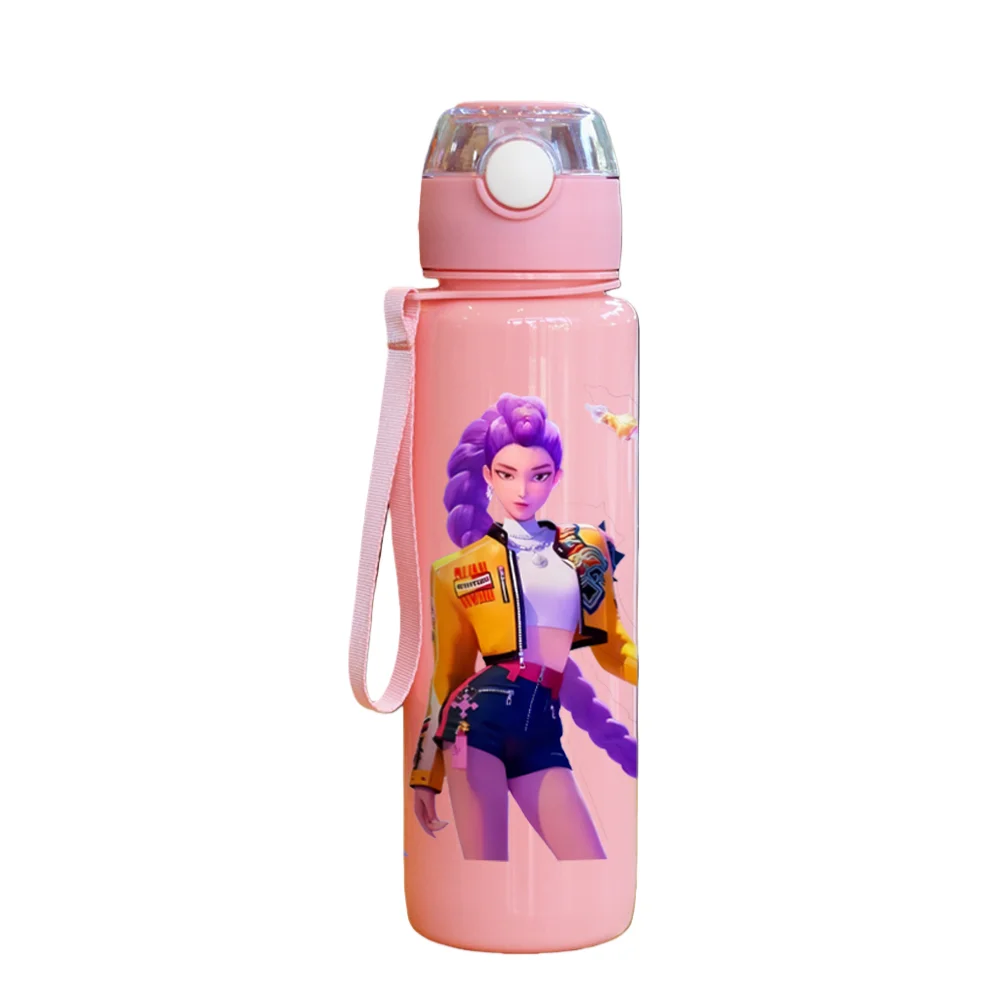 AliExpress Hasbro Large Capacity Sports Water Bottle, 3D Textured Design for Gym, Running & Cycling-PVC-Free,High-Quality PC Carry Strap Birthday
