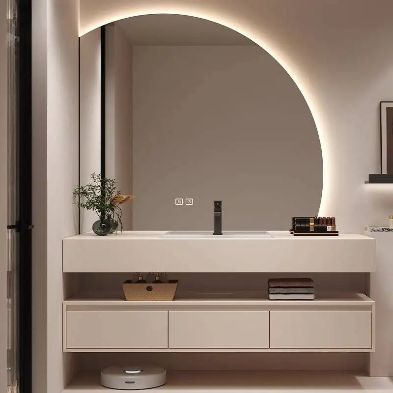 Light Organizer Bathroom Cabinet Mirror Modern Stuff Shelf Bathroom Cabinet Vanity Accessories Meuble Salle De Bain Furniture