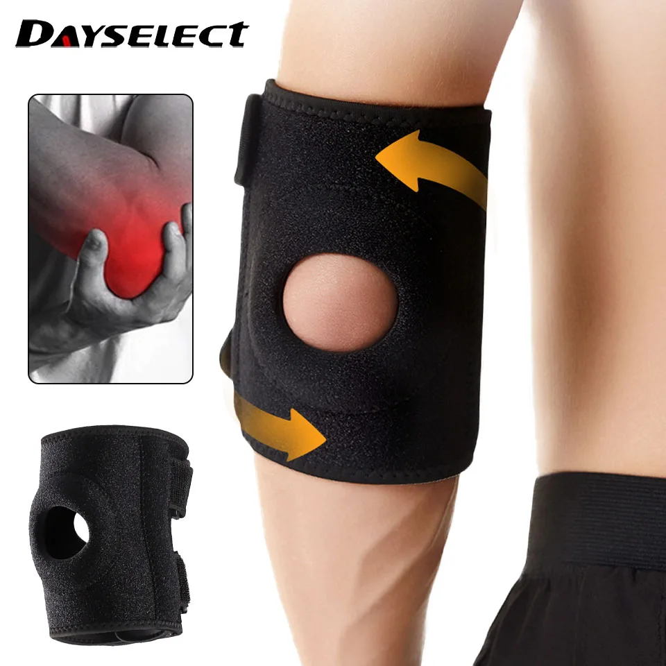 1Pcs Adjustable Elbow Guard Shock-absorbing Breathable Full Package Muscle Strain Joint Wear Tear EVA Elbow Joint Protection