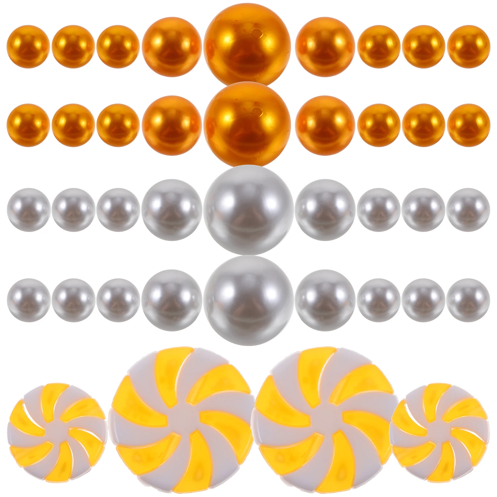 

Christmas Decoration Blue White Beads Vase Fillers Shape Charms Tea Lights Glass Filler ornaments Table Decor