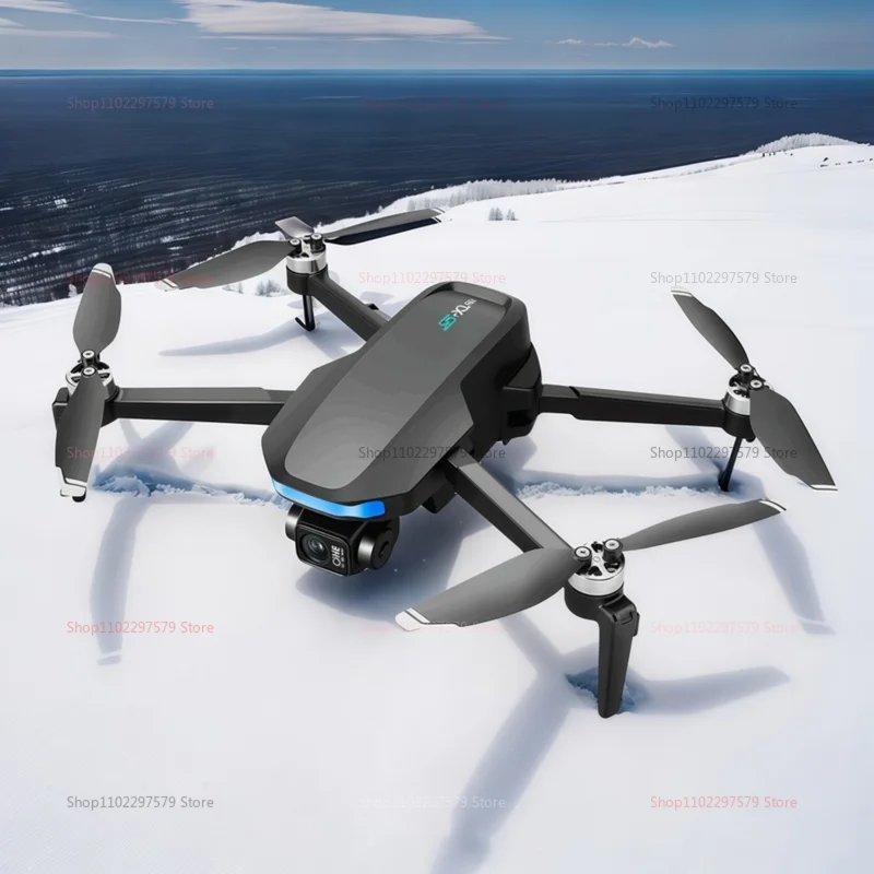 S-X1 Drone with Large Screen 3-Axis Gimbal 5G GPS 8K HD EIS Camera Quadcopter Anti-Shake Aerial Photography And Videography Gift