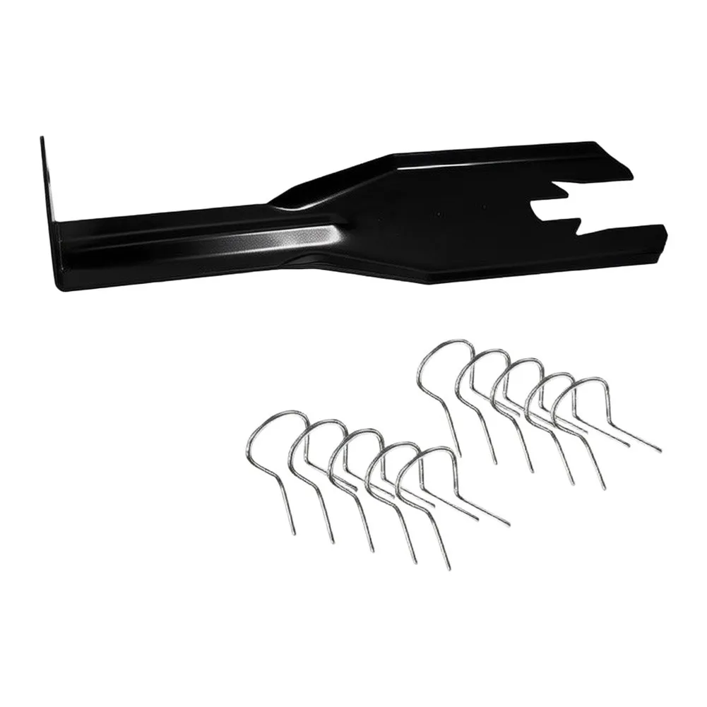 Car Window Handle Removal Tool Set With 10 Crank Clips Metal Interior Door Panel Extractor Kit For Automotive Repair Maintenance view 5