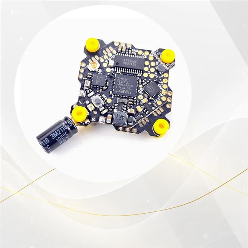 ABJF-5V2A BEC搭載 F411 AIO フライトコントローラー MATEKF411 ELRS受信機 MPU6500ジャイロ OSD搭載 FPVレーシング/RCドローン用