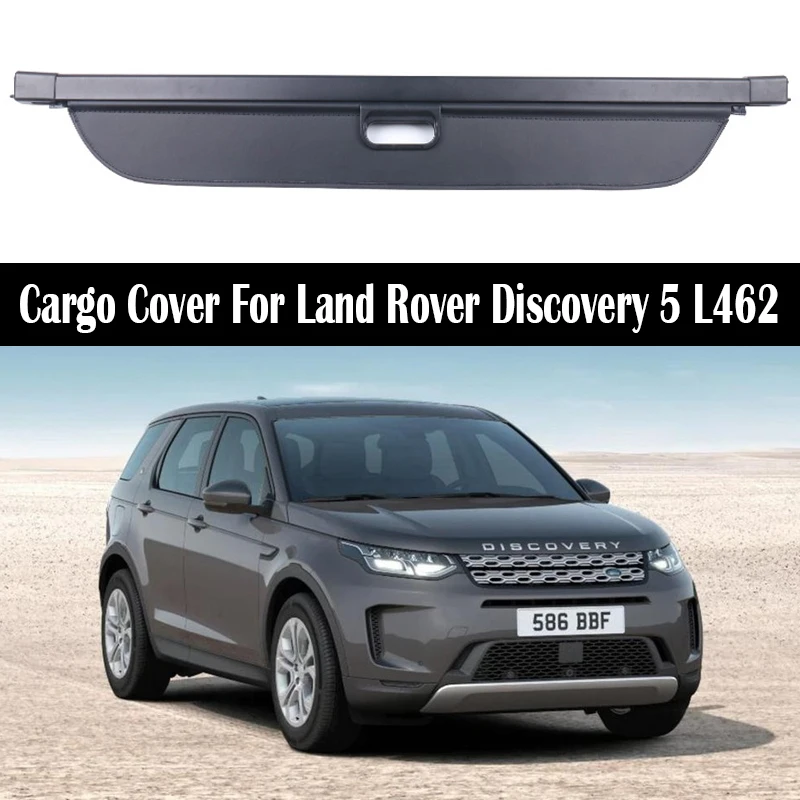 

Rear Trunk Cargo Cover For Land Rover Discovery 5 L462 2017-2024 Shield Shade Curtain Partition Board Privacy Blinds Security