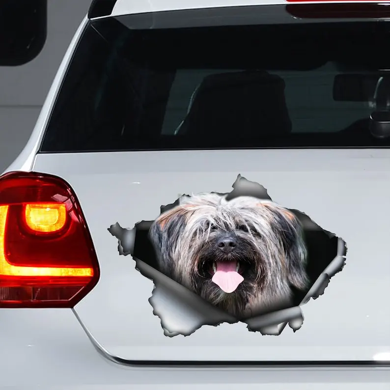 Pyrenean Shepherd decal , Pyrenean Shepherd sticker, Pyrenean Shepherd magnet,car decal