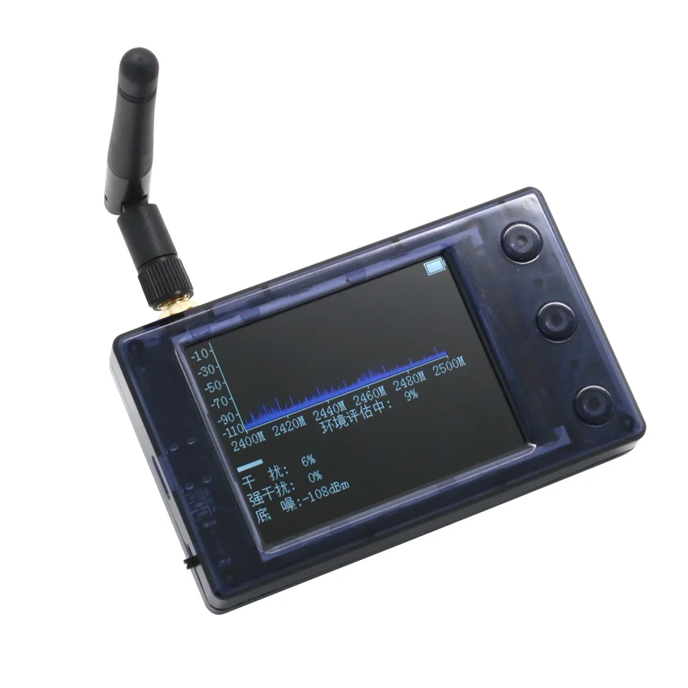 ZMR 2.4G Spectrograph Spectrometer 2.8'' Full View Screen for RC Model Airplane FPV Drone DIY Parts