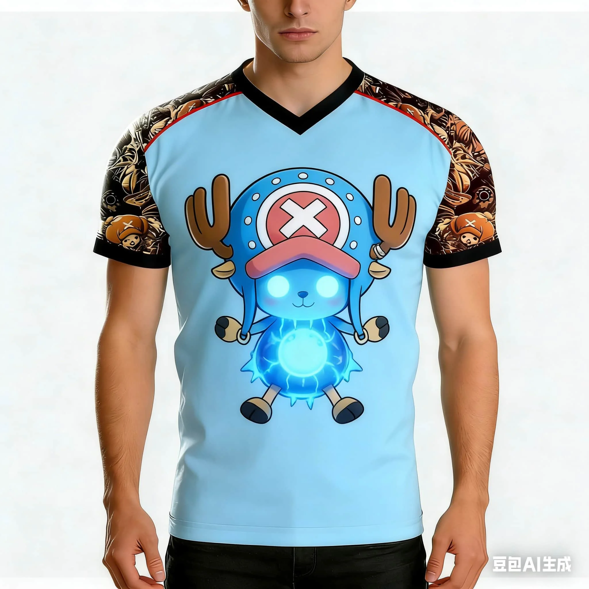 

Новая летняя футболка унисекс 2026 года в стиле аниме One Piece с Луффи, для всей семьи, специальный дизайн, оверсайз, дышащая, Y2K