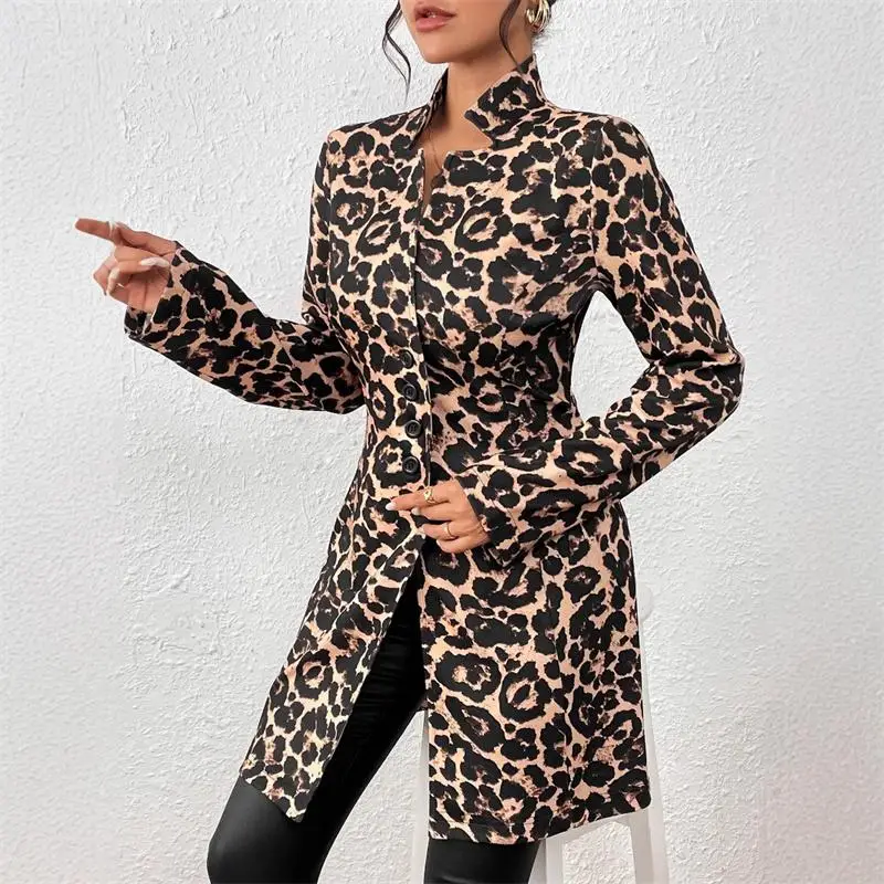 Jaqueta Fena Estilo Street Faion L5XL, Casaco Casual de Manga Longa, Casaco de Crimento Médio com Fechamento de Um B...