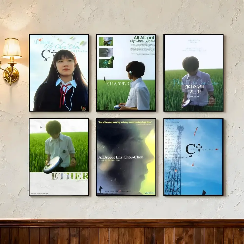 Movie All About Lily Chou Chou Poster Wall Art Poster Prints Home Wall Decor Gift for Living Room, Bedroom Bar  Parlor