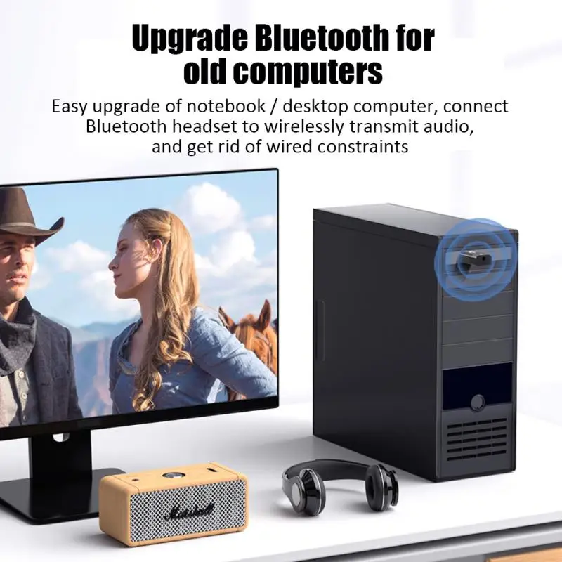 4 IN 1 USB V5.1 adapter support receiving/ transmitting/PC transmitting/external sound card