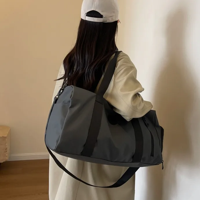 

Повседневная дорожная сумка, многофункциональная, большой вместимости, для плавания и фитнеса, с разделением на сухое и влажное отделения, для занятий спортом на открытом воздухе