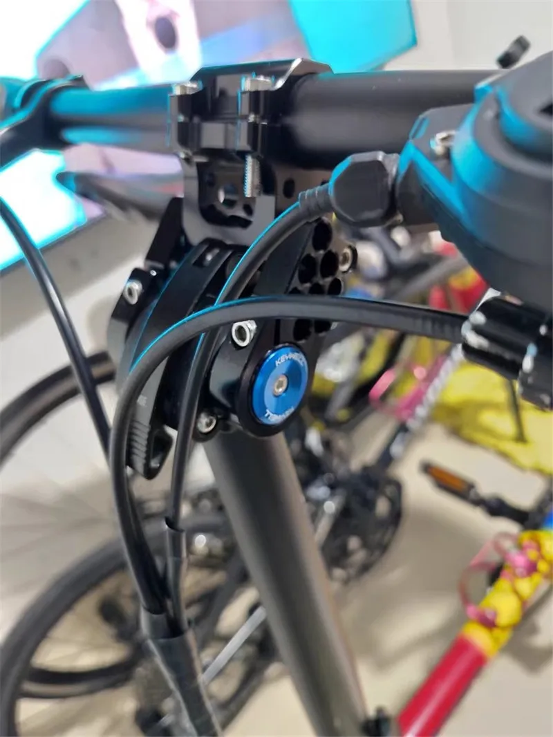 Litepro For Brompton Folding Bike Variable angle Stem For dahon Folding Bike Adjustable Stem 25.4mm Change 31.8mm Handlebar