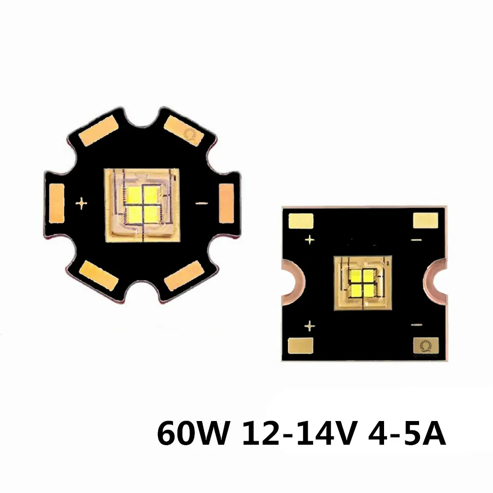 1-5pcs High Power LED Stage Light Chip  60W 12V 14V  4A 5A For Moving Head Disco DJ Lamp Projector