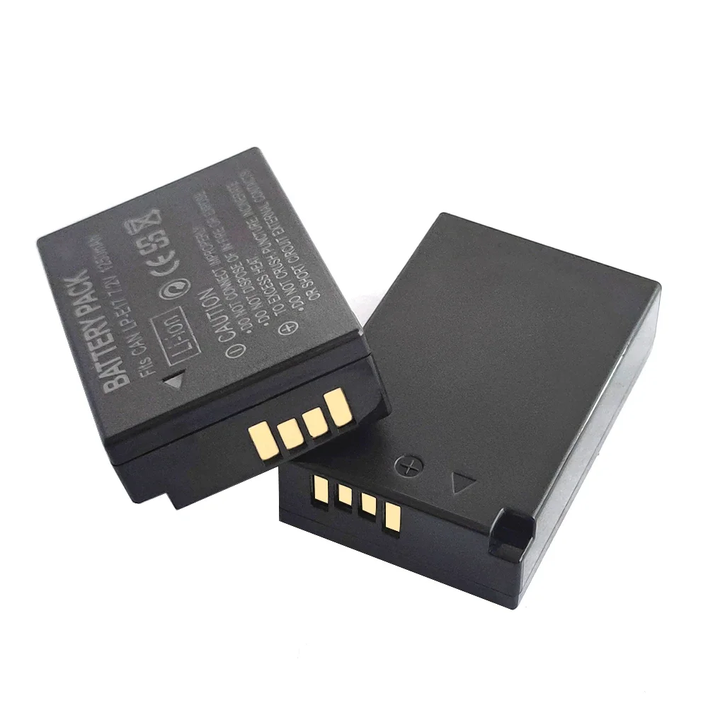 1250mAh 7.2V LP-E12 LPE12 E12 Battery for Canon EOS M3 M5 M6 200D 750D 760D T6i T6s 8000D, Kiss X8i Camera Batteries