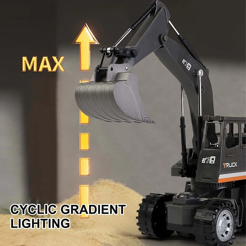 Toy Remote Control Electric Excavator Remote Control Excavator Car Toy Gifts For Children