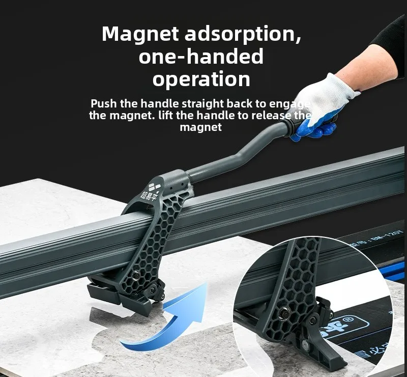 Manual Tile Cutter High Precision Portable Aluminum Alloy No Chipping Cutting Tool for Floor Wall Ceramic Tiles Push Pull Knife