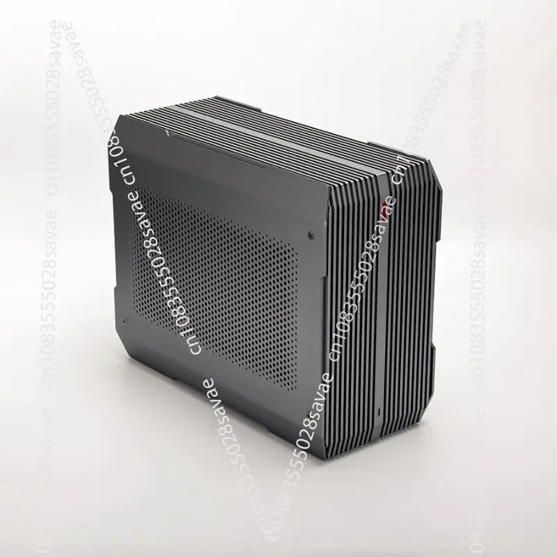 W5 Mini Case ITX Aluminum Alloy A4 Computer Case Water Cooling SFX Gaming Long Three-Slot Thick Graphics Card HTPC