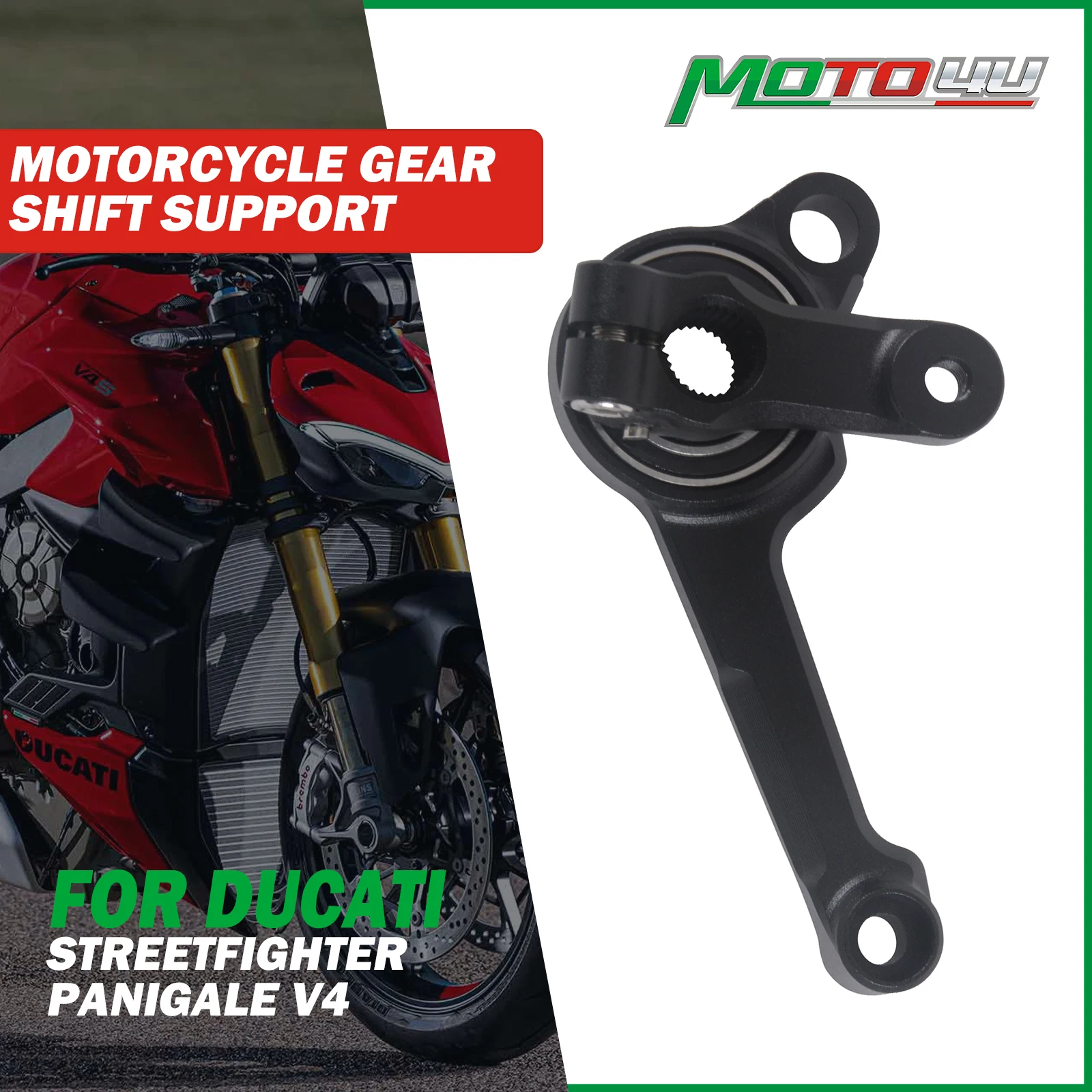 

For Ducati Streetfighter Panigale V4 Gear Shift Support Motorcycle Accessories Shift Lever Stabilizer Holder
