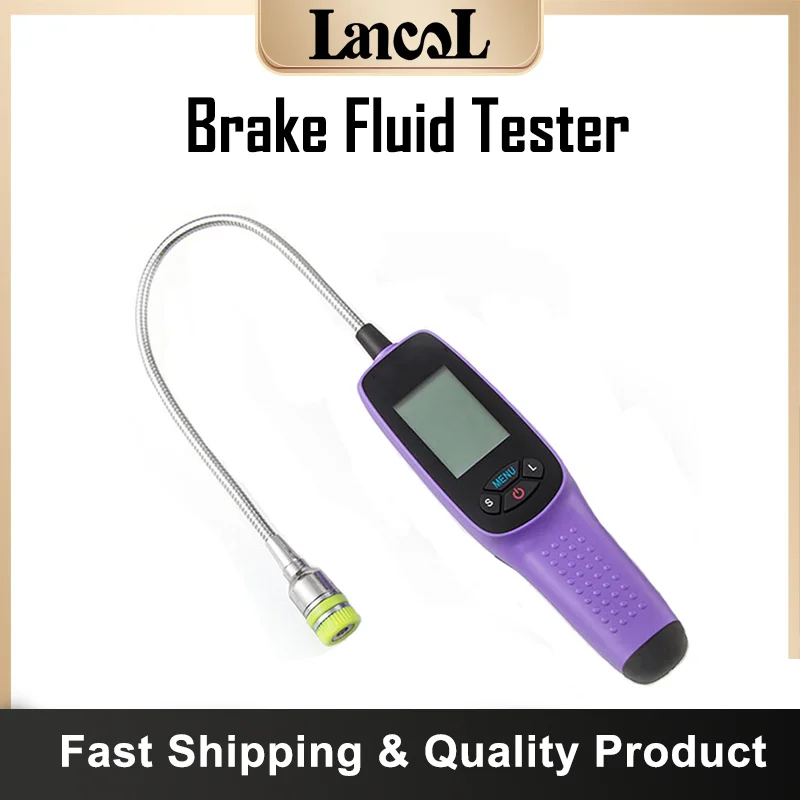 

3451L Car Brake Fluid Tester Digital Brake Fluid Detector Automotive Brake Fluid Inspection Oil Tester With Lcd Screen