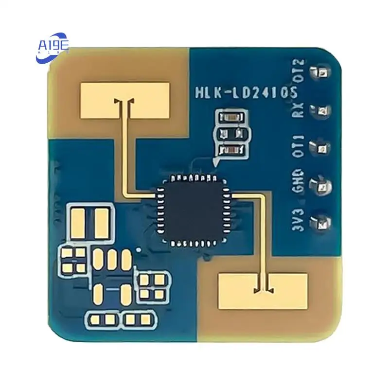 

A19E-LD2410S Модуль радарного датчика обнаружения движения 24 ГГц Радарный датчик присутствия человека, для умного дома