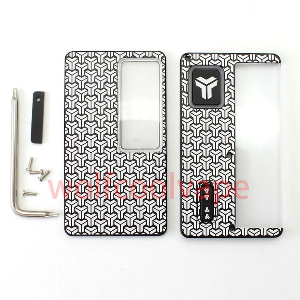 

Wolfcoolvape Dot-Sturdy Kit 2 Style Replacement Front Back Cover Panel Plate for dotMod dotAIO V2 Pod Aluminum Alloy