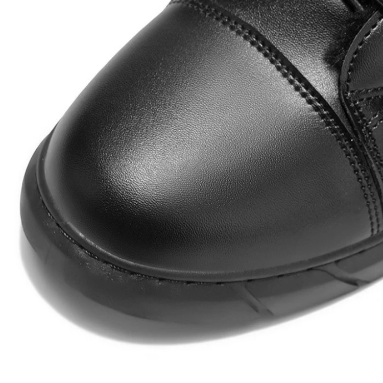Große Herren-Schneestiefel mit Winterfleece Warme Herren-Baumwollschuhe Herrenstiefel – Detail 2